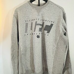 UFC Ultimate Fighting Championship Gray Crewneck Sweater
